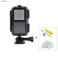 ✸✇ For DJI Action 2 Black Waterproof Case 60 meters Sports Camera Underwater Diving Protective Shell Cover Housing Set Accessories