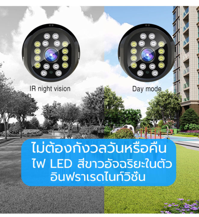 ร้านไทย-จัดส่งภายใน24ชม-กล้องวงจรปิด-360-wifi-outdoor-ip-camera-5ล้านพิกเซล-8อินฟราเรด-ไฟled-8ดวง-สมาร์ทไลท์-คนขยับไฟติด-ไม่กลัวความมืด-ภา