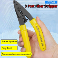 CFS-3 Three-port Fiber Optical Stripper Pliers Wire Strippers for FTTH Tools Optic Fiber Stripping Plier Tool