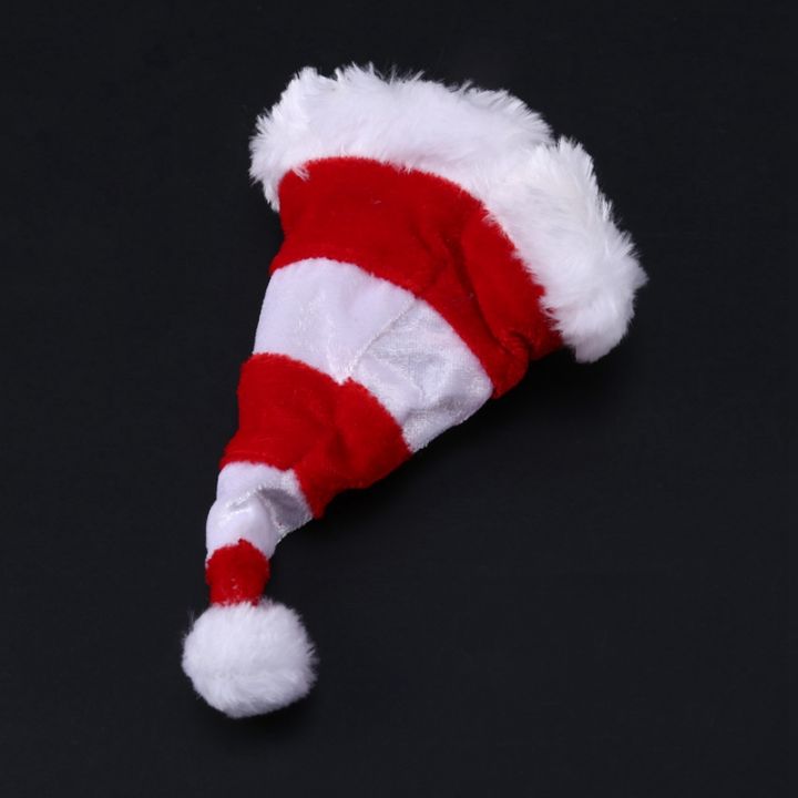 christmas-cute-set-cat-puppy-red-hat-with-muffler-fashion-gift-stripe