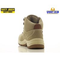 รองเท้าวิ่งนิรภัยรุ่น Desert - High Cut Steel Toe Cap และ Steel Midsole Safety Shoes (สีกากี)