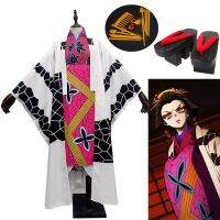 Anime Demon Slayer Kimetsu No Yaiba Daki Cosplay Kimono Outfit Juuni Kitsuki Sixth Womens Daki Shoes Sexy High Heels Oiran Shoe