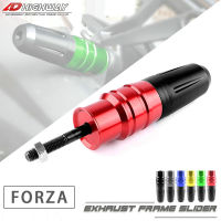 CNC Motorcycle Accessories Crash Pads Exhaust Sliders Crash Protector for Honda MF13 Forza 300 Forza 250 Forza 125 2017-2020