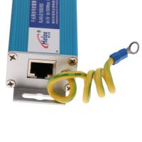 ▨✉♗ Gigabit Ethernet Surge Protector - Protection Device - LAN Network Thunder Arrestor - 1000 Mbps