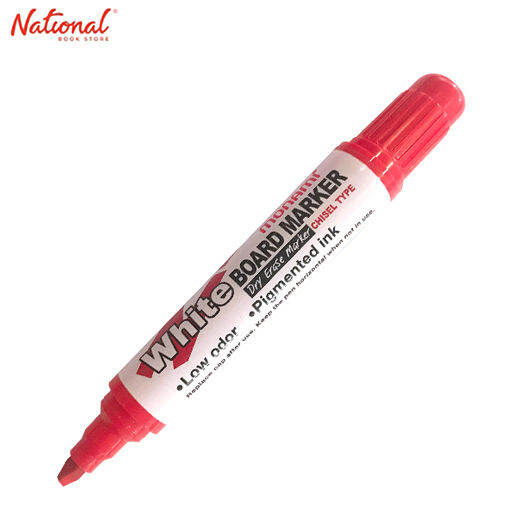 Monami Whiteboard Marker Red Chisel Lazada PH