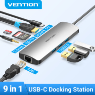 Bộ Chuyển Đổi Các Cổng Cắm Vention từ Type C Hub USB C sang HDMI USB 3.0 thumbnail
