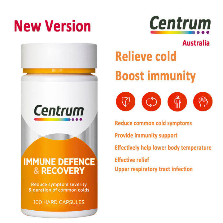 Centrum Immune Defence & Recovery Reduce symptom severity & duration of common colds 100 Tablet