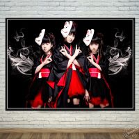 Babymetal โปสเตอร์กลุ่มไอดอลญี่ปุ่นภาพวาดผ้าใบภาพพิมพ์ภาพวาดฝาผนังสำหรับห้องแบบโมเดิร์นบ้าน69F 0726