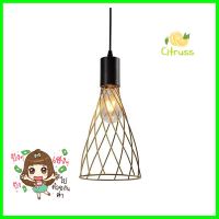 ไฟช่อ BEC F90960M สีทอง/ดำ 1 หัวPENDANT LAMP BEC F90960M GOLD/BLACK 1-LIGHT **ลดราคาจัดหนัก **