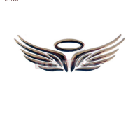 LANG 3D Angel Fairy WINGS Car Auto รถบรรทุกโลโก้ตราสัญลักษณ์สติกเกอร์รูปลอก3สี