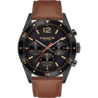 นาฬิกาข้อมือผู้ชาย Coach SULLIVAN SPORT Chronograph หนัง Jam Tangan Lelaki 14602070 (รับประกัน3ปี]