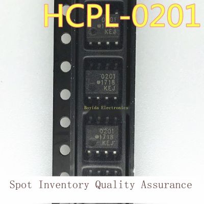 10ชิ้นใหม่เดิม HCPL-0201-500E HCPL0201 0201 Optocoupler แพทช์ SOP-8ออปติคอล Isolator