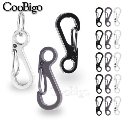 【YF】◆  12pcs Keychain Clip Hanging Buckle Keyring Clasp Bottle Paracord Accessories
