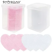 200pcs Eyelash Extension Glue Clean Cotton Pads Nail Polish Tattoo Pigment Remover Paper Washable Cleansing Wipe Makeup Tools Adhesives Tape