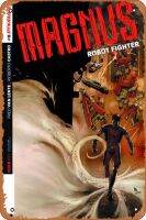 Magnus Robot Fighter (2014) #9 (ปก Lau หลัก) โปสเตอร์การ์ตูนอะนิเมะโลหะดีบุกโบราณแผ่นลงนาม8X12นิ้ว