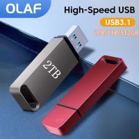 USB ขนาดเล็กแฟลชไดร์ฟ3.1ความเร็วสูง Pendrive 2TB 1TB 512GB ไดร์ฟปากกาหน่วยความจำแฟลชภายนอกสำหรับโน็คบุคตั้งโต๊ะอุปกรณ์จอทีวีติดรถ