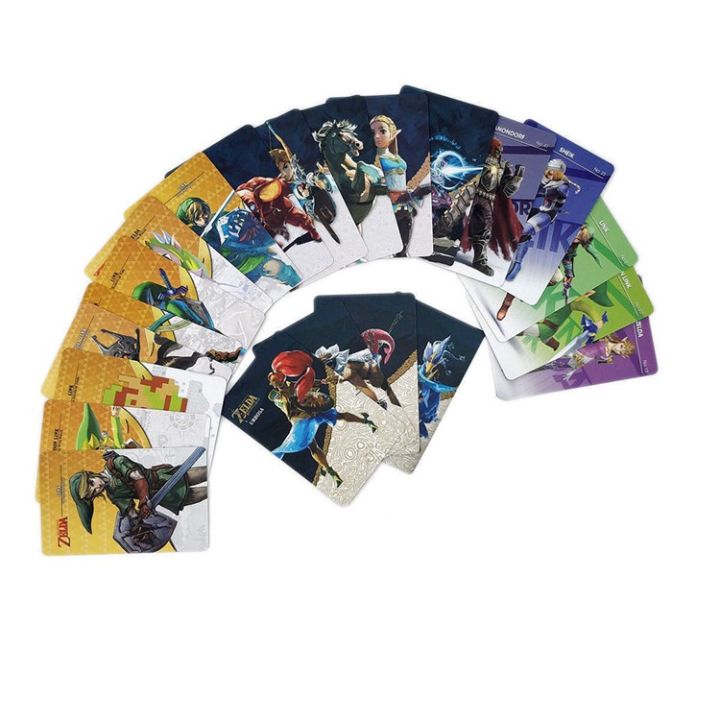 22pcs-nfc-pvc-tag-card-zelda-breath-of-the-wild-wolf-link-for-nintendo-switch-and-wii-u