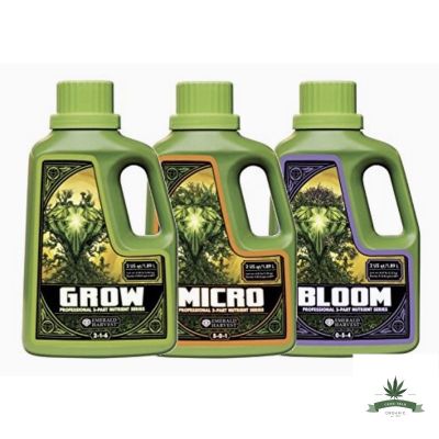 [สินค้าพร้อมจัดส่ง]⭐⭐Emerald Harvest Grow ,Micro ,Bloom ขนาดแบ่ง100ml[สินค้าใหม่]จัดส่งฟรีมีบริการเก็บเงินปลายทาง⭐⭐