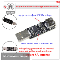 HITN USB Type-C PD decoy Trigger BOARD 9V 12V 15V OUTPUT PD 2.0 3.0 Trigger ADAPTER