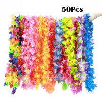 20/36/50pcs Garlands Dress Beach Tropical Flower Wreath Necklace Decoration Pack Hawaiian Of