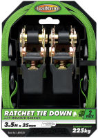 สายรัดของ -  2PC TIE DOWN SET RATCHET 25MM x 3.5MTR/ 2PC