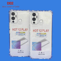 Case infinix เคส infinix Hot 12play หนา 1.5mm ตรงรุ่น แบบ TPU ใสเสริมขอบและมุมกันกระแทก ส่งไว จาก กทม