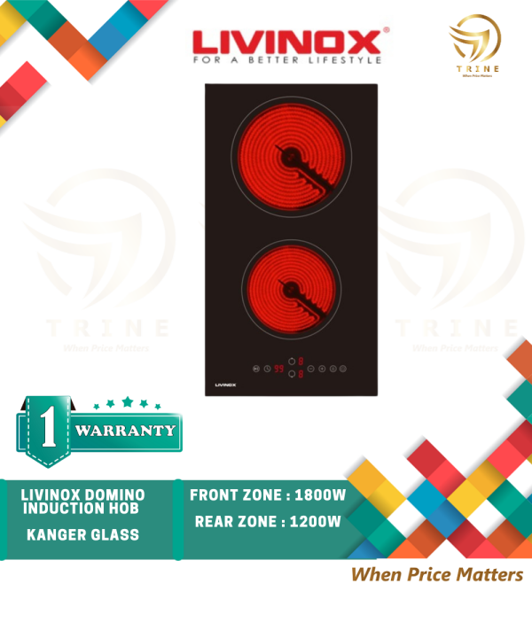 LIVINOX LEH3000C ELECTRIC HOB VERTICAL CERAMIC HOB Lazada