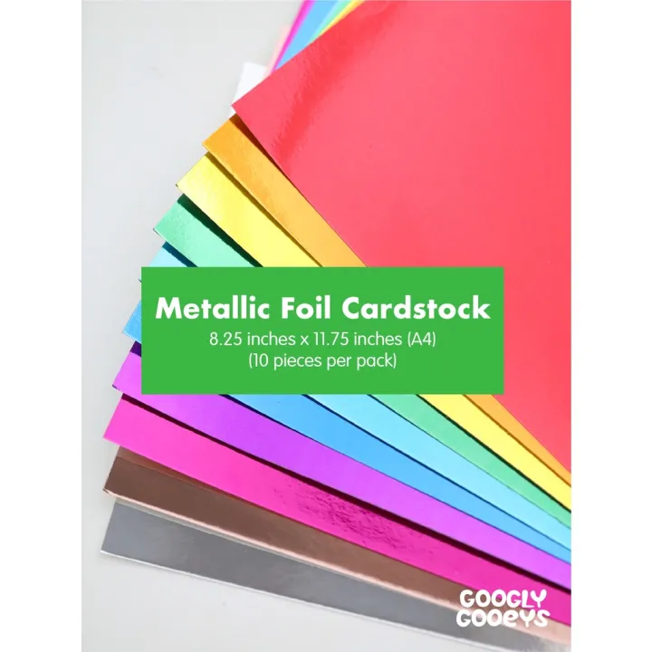 Metallic Foil Cardstock (A4) Lazada PH