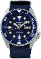 Seiko SRPD87 Seiko 5 Sports Mens Watch Blue 42.5mm Stainless Steel