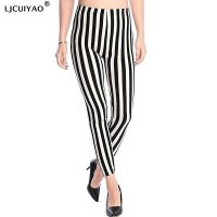 【VV】 LJCUIYAO Print Leggings Pants Fashion Aptitud Polyester Ankle-Length Trousers