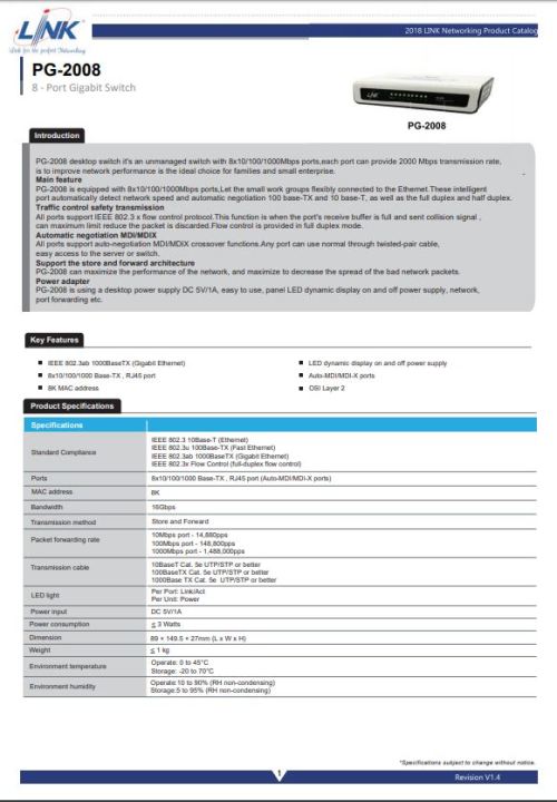 link-unmanaged-network-switch-8-port-gigabit-ethernet-switch-10-100-1000-mbps-รุ่น-pg-2008