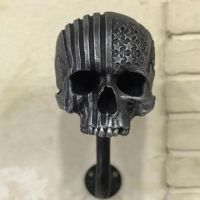 【YF】 Creative Cool Skull Motorcycle Helmet Holder Wall Mounted Adult Hanger Coat Storage Rack Bicycle