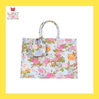 kloset etcetera Floral fragrance  Faroe Bag กระเป๋าถือ กระเป๋าใบใหญ่ห้อยกระเป๋าใบเล็ก พิมพ์ลายดอกไม้ กระเป๋าผู้หญิง กระเป๋าแฟชั่น