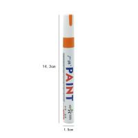 【CW】1pcs White Waterproof Cars Wheel Tire Oily Mark Pen Auto Rubber Tyre Paint Pen CD Metal Permanent Paint Marker Graffiti Touch Up