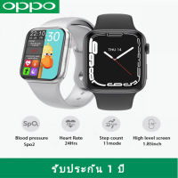 【รับประกัน 1 ปี】OPPO K8 Smart Watch 2023 สมาร์ทวอทช์ สัมผัสได้เต็มจอ Smart Watch เมนูภาษาไทย โทร รับสาย บลูทูธ เพลง วัดความดัน นับก้าว วัดชีพจร รองรับทั้ง ios และ Android