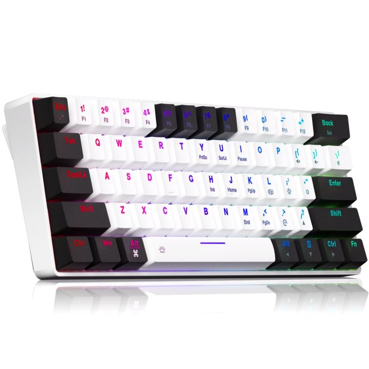 dareu-ek861s-rgb-แป้นพิมพ์แบบมีสาย61คีย์สวิตช์สีแดง-abs-keycaps-n-key-rollover-ด้วยเท้าแม่เหล็ก