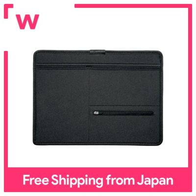 Kutsuwa ที่เก็บข้อมูลถุงในกระเป๋าไฟล์ Tabla กว้างสีดำ TA003BK