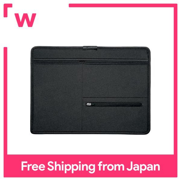 kutsuwa-ที่เก็บข้อมูลถุงในกระเป๋าไฟล์-tabla-กว้างสีดำ-ta003bk