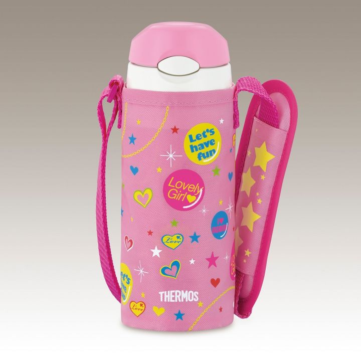 thermos-ffi-400-straw-bottle-กระติกน้ำพร้อมหลอด-in-pink-400ml