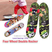 skateboard สเก็ตบอร์ด ขนาด 60*15CM  สเก็ตบอร์ดเด็ก แท้ สเก็ตบอร์ด 4 ล้อ สำหรับเด็ก 2-7yearsลายใหม่ สเก็ตบอร์ดสำหรับเด็ก SP98