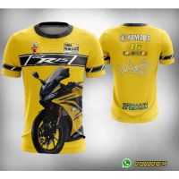 2023 NEW   shirt yamaha new baju l yzf-r15 (3 edition) cool  (Contact online for free design of more styles: patterns, names, logos, etc.)