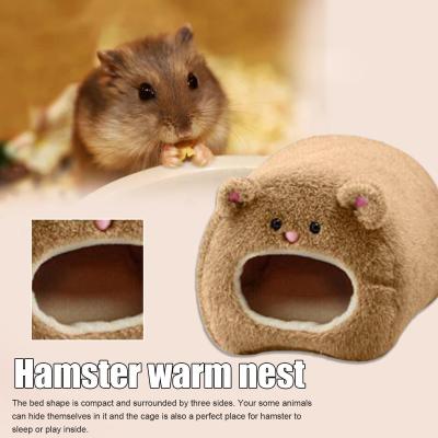 Hamster Warm Nest Winter Sleeping Nest Sleeping Bag Nest Cotton Winter Supplies Pets Pet N5F6