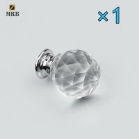 4/6/8/10/12/16Pcs Clear Crystal Glass Furniture Knobs With Screws For Drawer Cabinet Cupboard Wardrobe Door Handle