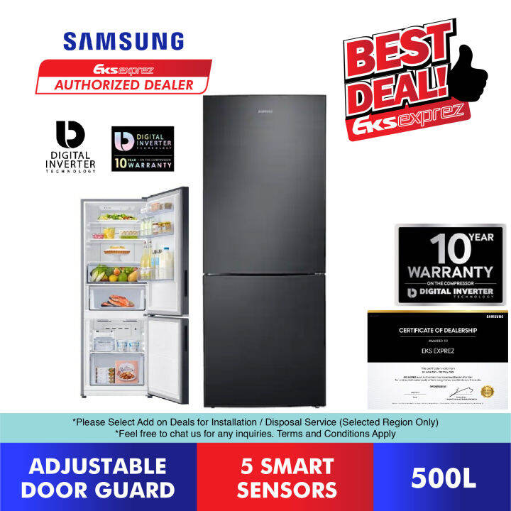 samsung rl4323rbabs 500l 2 door fridge