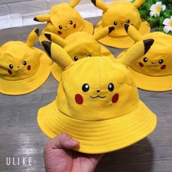 Nón tai bèo pikachu hàng cao cấp cho bé trai bé gái 2-5 tuổi - ảnh sản phẩm 1