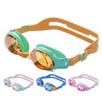 Waterproof Anti Fog Swimming Glasses Children Professional Colored HD Lenses Kids Toddlers Eyewear Diving Swimming Goggles Goggles