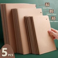 A5 B5 A5 Kraft paper cover Notebook Vintage Diary Blank/Grid/Lined Optional 40 Sheets Sketchbook Journal School Supplies Note Books Pads