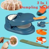 ❡ New 3 In 1 Dumpling Maker Dumpling Mold Dumpling Skin Wrapper Mould Dough Press Maker Kitchen Dumpling Making Tool