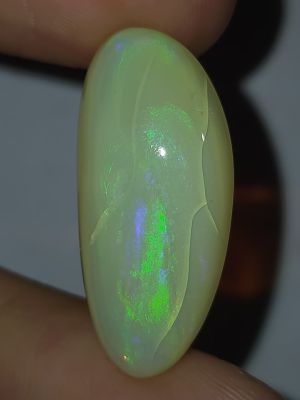พลอย โอปอล ออสเตรเลีย ธรรมชาติ แท้ ( Natural Solid Opal Australia ) หนัก 13.01 ct.