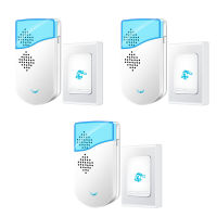 3 PCS wireless doorbell กริ่งประตูบ้านไร้สาย มี 36 เสียงเรียก  ติดตั้งได้สะดวก